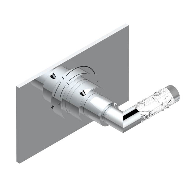 THG - Trim for THG thermostatic valve, rough part supplied with fixing box ref.5 200AE/US - Matt Umber PVD