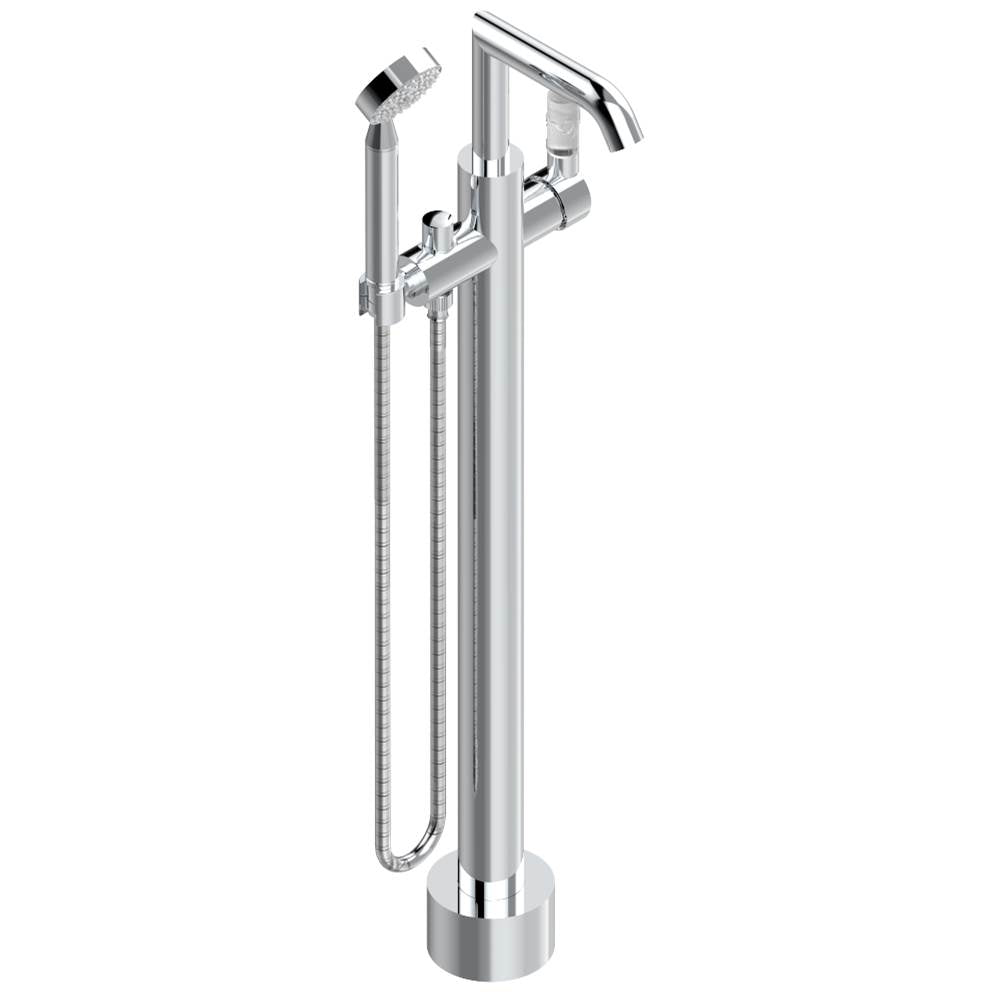 THG - Free-standing single lever bath mixer with handshower with Easyclean system - Matt Umber PVD