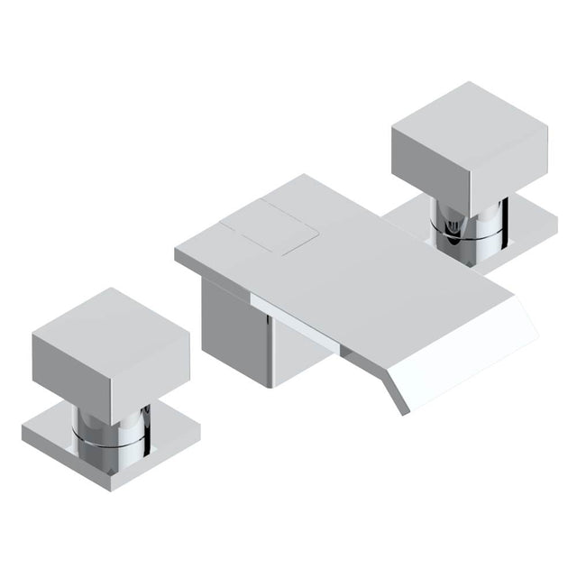 THG - Widespread lavatory set with drain - Matt Umber PVD