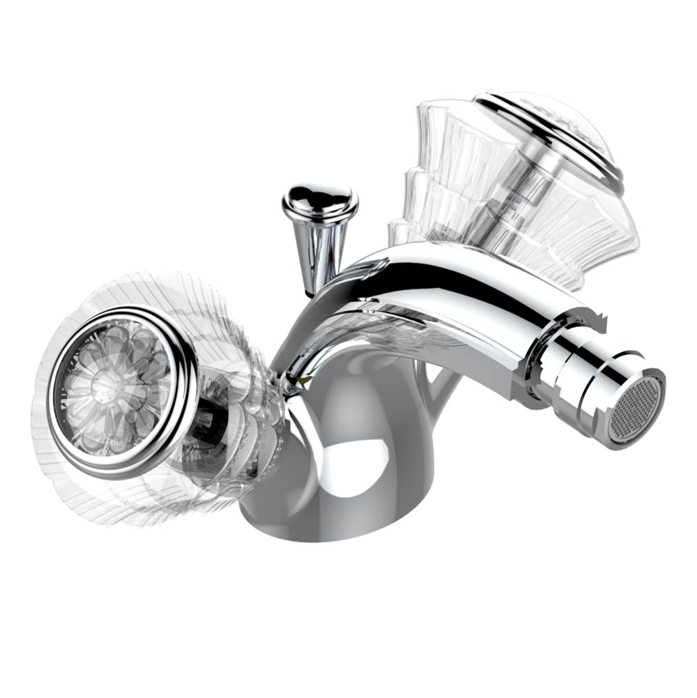 THG - Single hole bidet faucet with drain - Matt Umber PVD