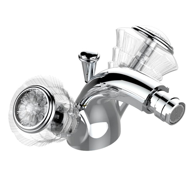 THG - Single hole bidet faucet with drain - Matt Umber PVD