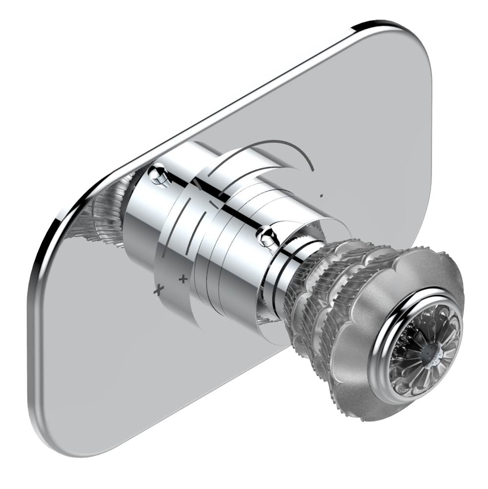 THG - Trim for THG thermostatic valve, rough part supplied with fixing box ref.5 200AE/US - Matt Umber PVD
