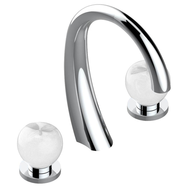 THG - Widespread lavatory set with drain - Matt Umber PVD