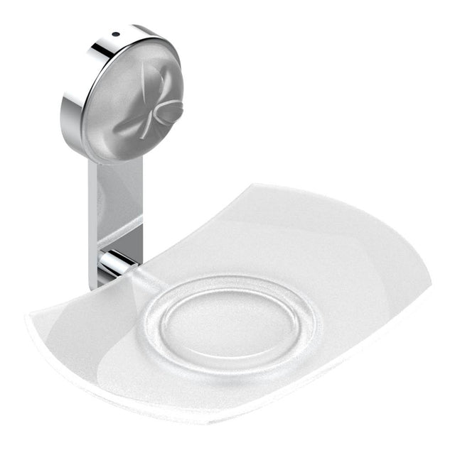 THG - Glass soap dish, wall mounted - Matt Umber PVD