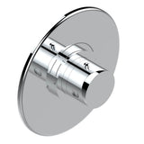 THG - Trim for THG thermostatic valve, rough part supplied with fixing box ref. 5 200AE/US - Round plate model - Matt Umber PVD
