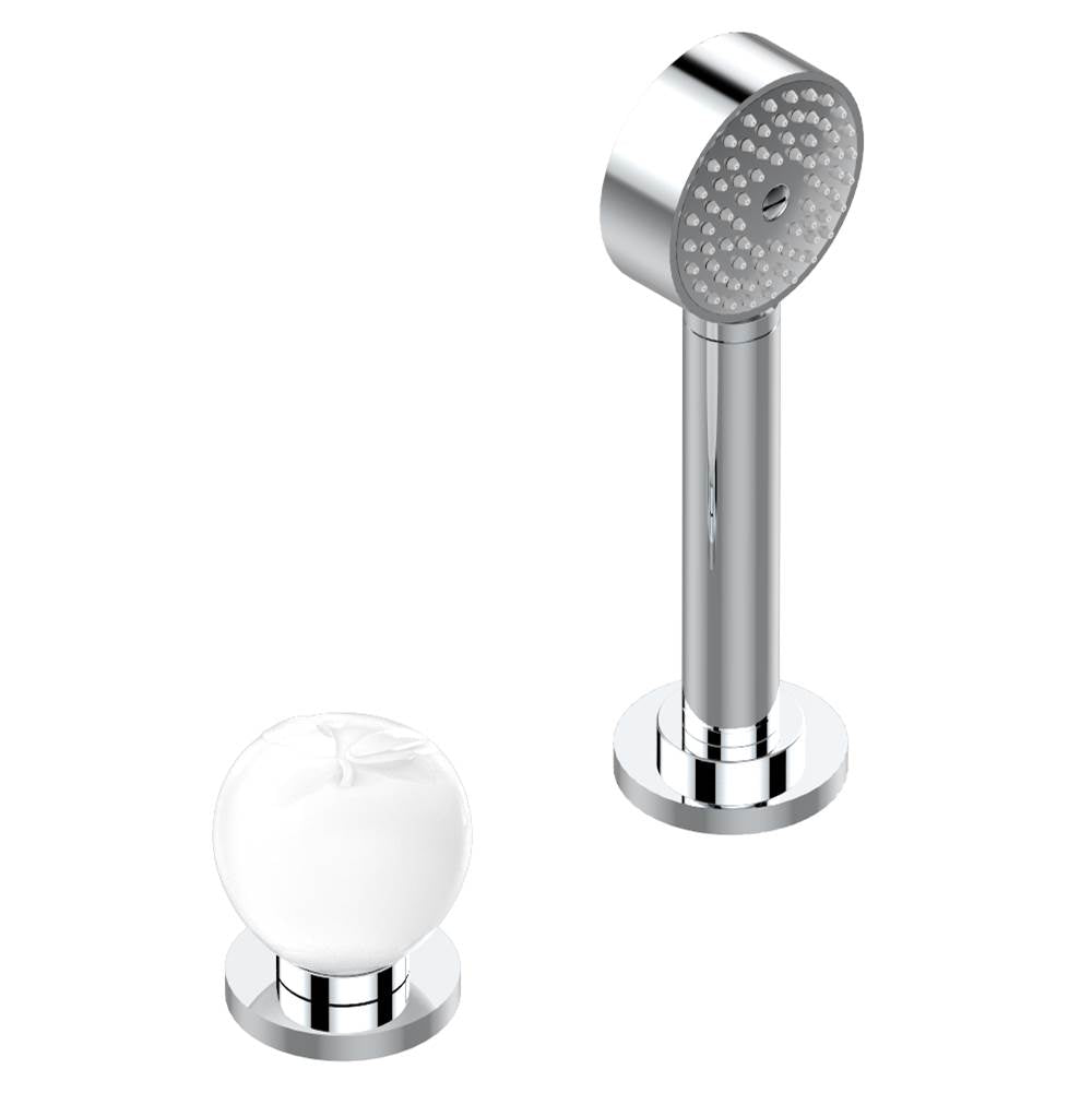 THG - Deck mounted mixer with handshower, progressive cartridge - Matt Umber PVD