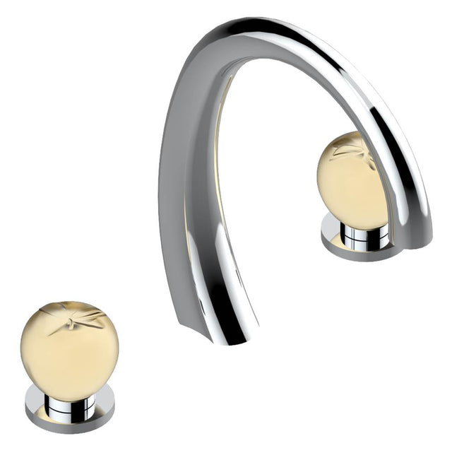THG - Roman tub set with 3/4'' valves - Matt Umber PVD
