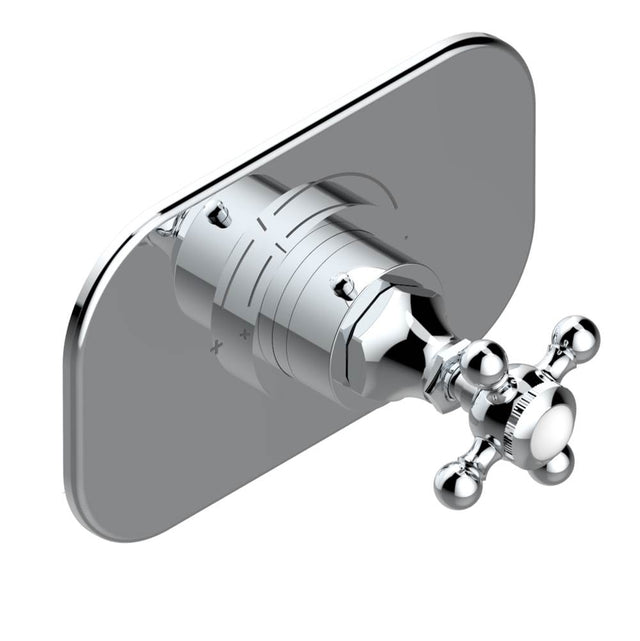 THG - Trim for THG thermostatic valve, rough part supplied with fixing box ref.5 200AE/US - Matt Umber PVD