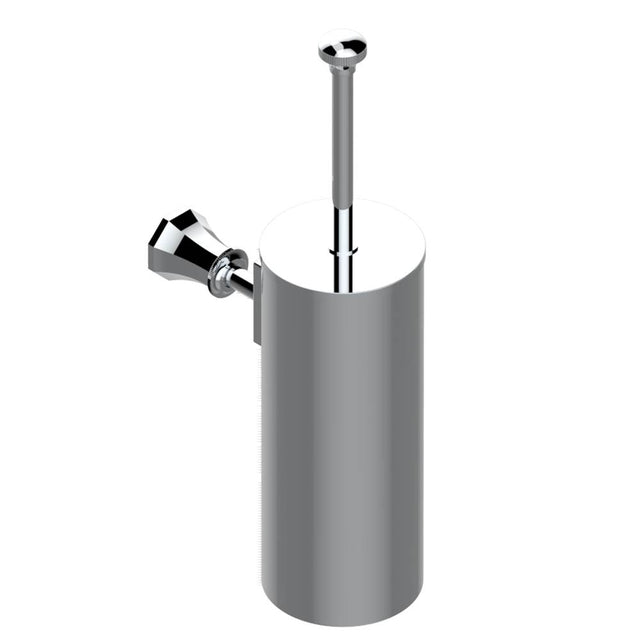 THG - Metal toilet brush holder with brush with cover wall mounted - Matt Umber PVD