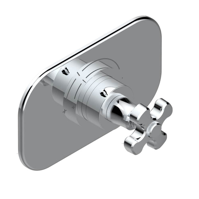 THG - Trim for THG thermostatic valve, rough part supplied with fixing box ref.5 200AE/US - Matt Umber PVD