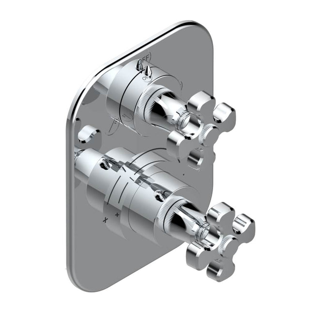 THG - Trim for thg thermostat with 2-way diverter, rough part supplied with fixing box ref. 5 500AE/US - Matt Umber PVD
