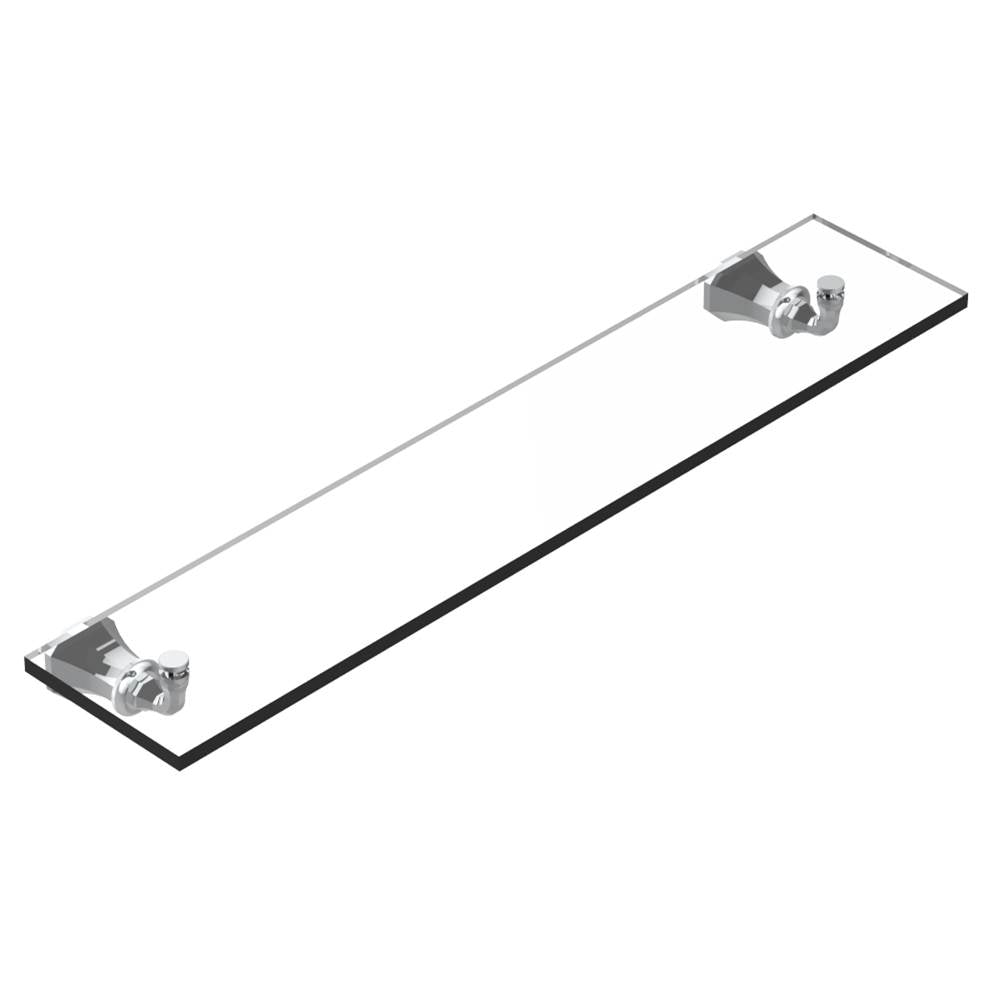 THG - Glass shelf with brackets - Matt Umber PVD