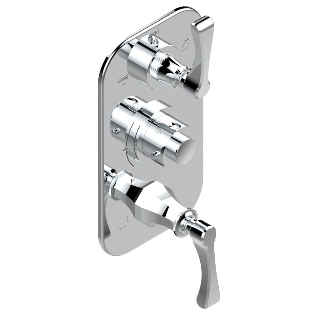 THG - Trim for thg thermostat with 2-way diverter and on/off control, rough part supplied with fixing box ref. .5 540AE/US - Matt Umber PVD