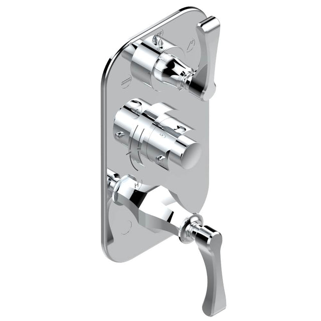 THG - Trim for thg thermostat with 2-way diverter and on/off control, rough part supplied with fixing box ref. .5 540AE/US - Matt Umber PVD