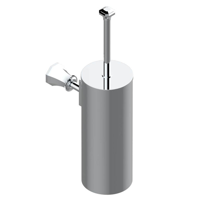 THG - Metal toilet brush holder with brush with cover wall mounted - Matt Umber PVD