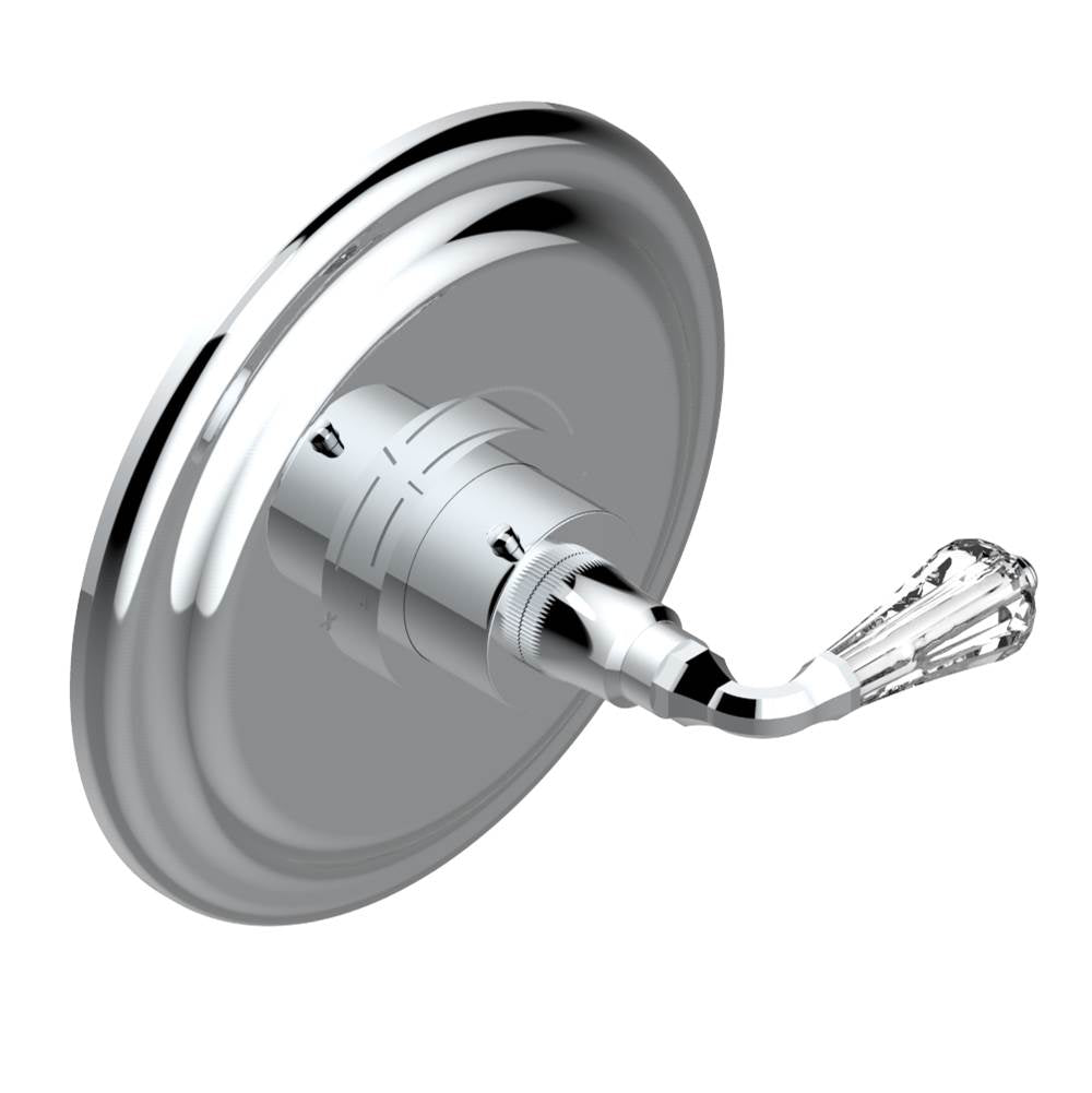 THG - Trim for THG thermostatic valve, rough part supplied with fixing box ref. 5 200AE/US - Round plate model - Matt Umber PVD