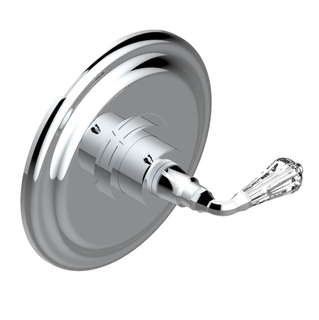 THG - Trim for THG thermostatic valve, rough part supplied with fixing box ref. 5 200AE/US - Round plate model - Matt Umber PVD