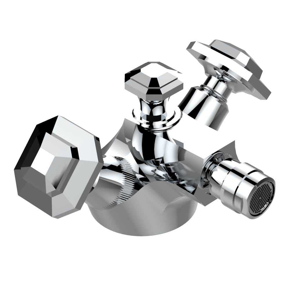 THG - Single hole bidet faucet with drain - Matt Umber PVD