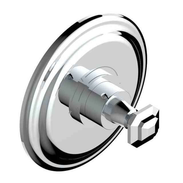 THG - Trim for THG thermostatic valve, rough part supplied with fixing box ref. 5 200AE/US - Round plate model - Matt Umber PVD