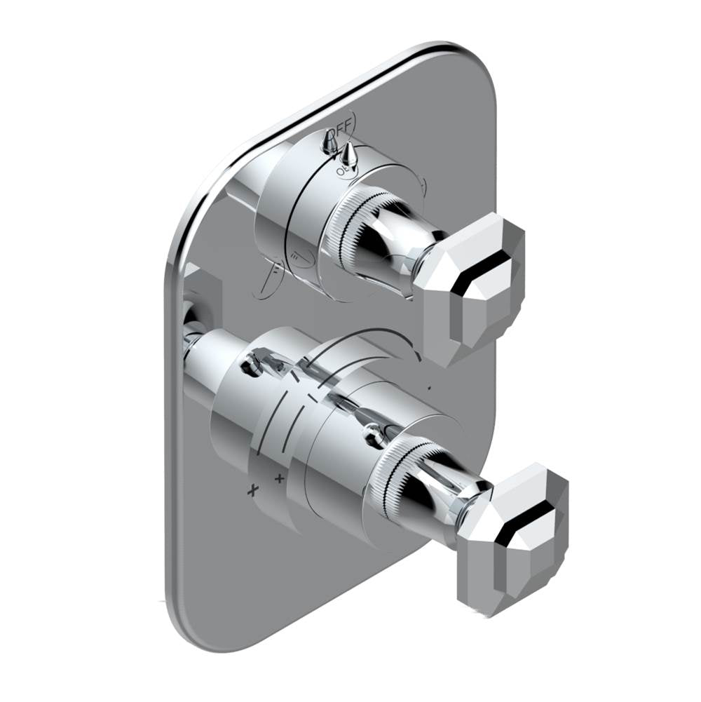 THG - Trim for thg thermostat with 2-way diverter, rough part supplied with fixing box ref. 5 500AE/US - Matt Umber PVD