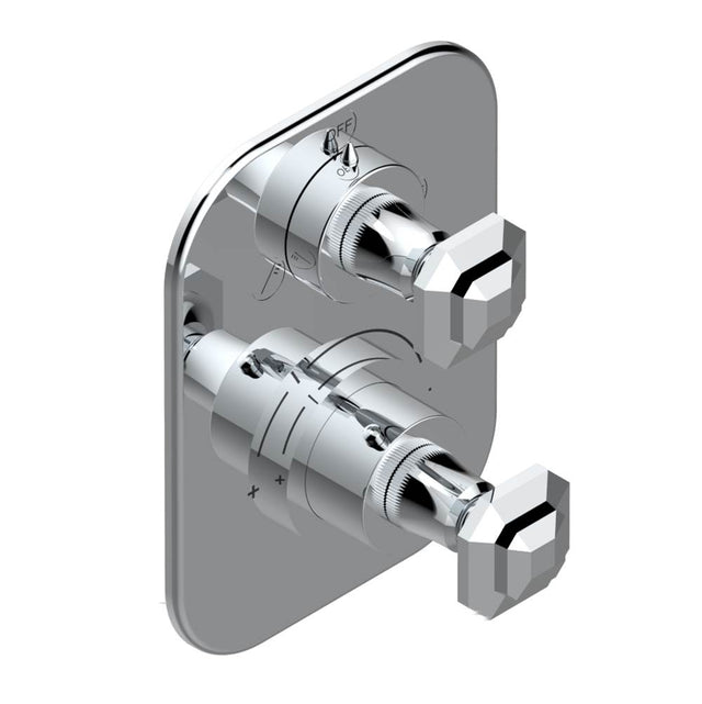 THG - Trim for thg thermostat with 2-way diverter, rough part supplied with fixing box ref. 5 500AE/US - Matt Umber PVD