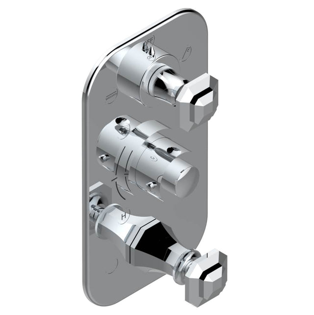 THG - Trim for thg thermostat with 2-way diverter and on/off control, rough part supplied with fixing box ref. .5 540AE/US - Matt Umber PVD