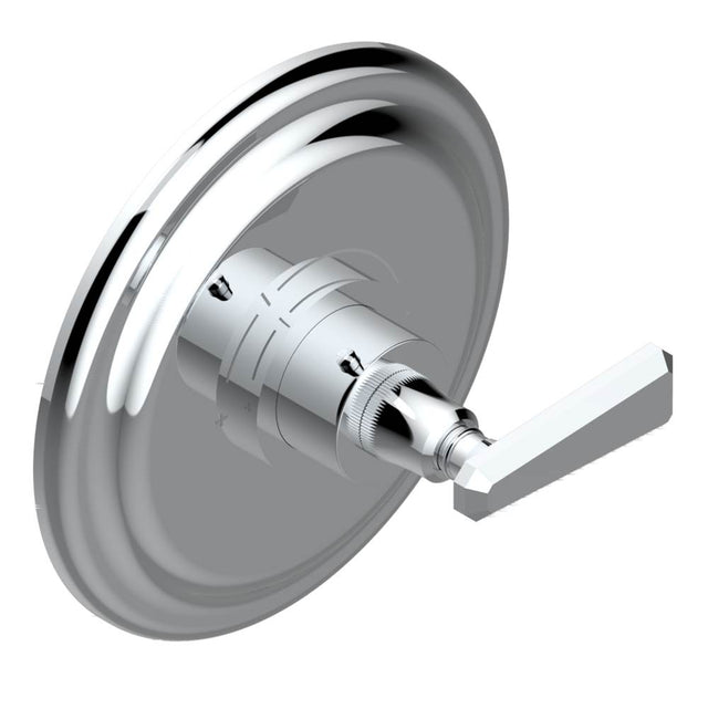 THG - Trim for THG thermostatic valve, rough part supplied with fixing box ref. 5 200AE/US - Round plate model - Matt Umber PVD