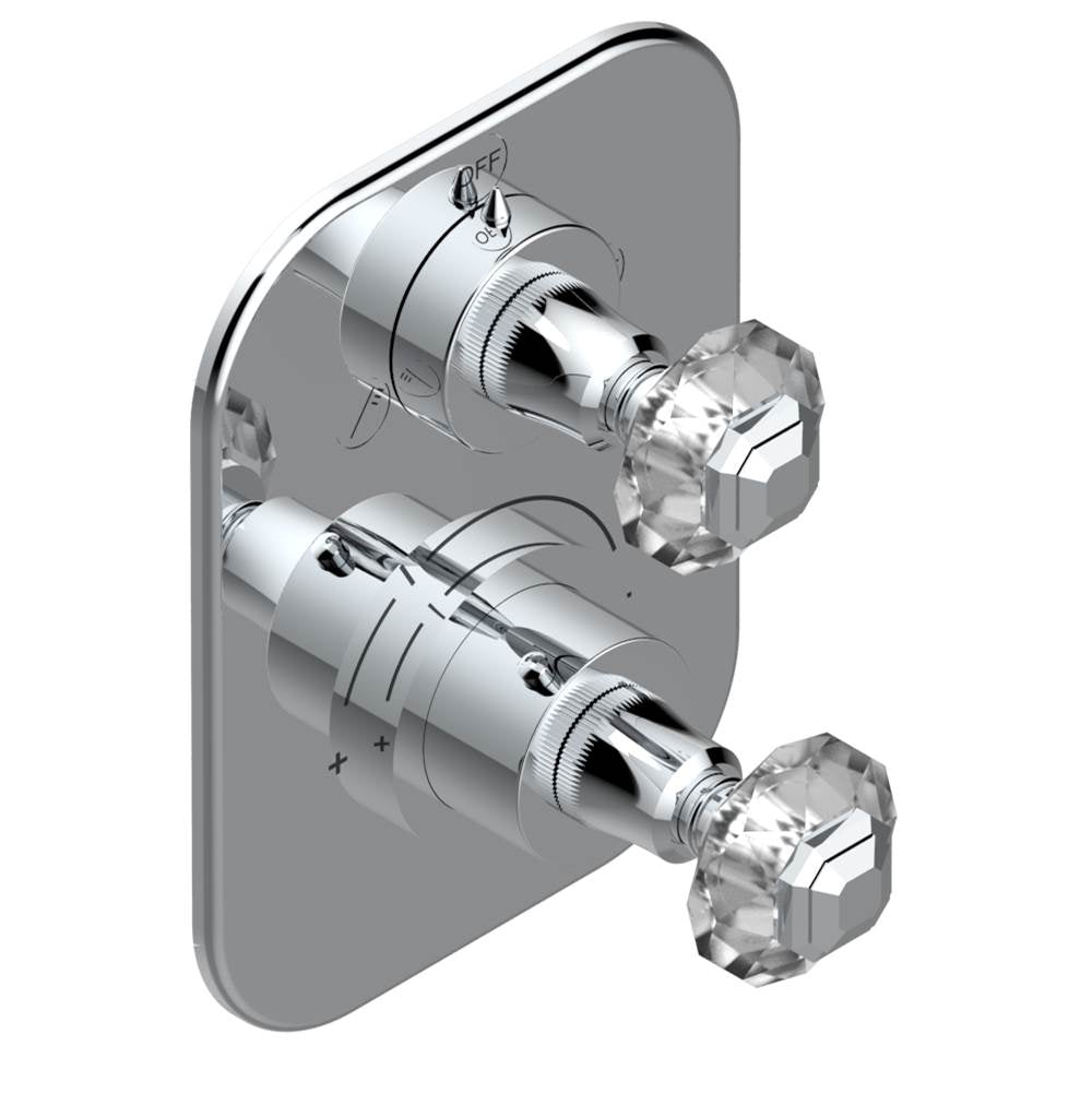 THG - Trim for thg thermostat with 2-way diverter, rough part supplied with fixing box ref. 5 500AE/US - Matt Umber PVD