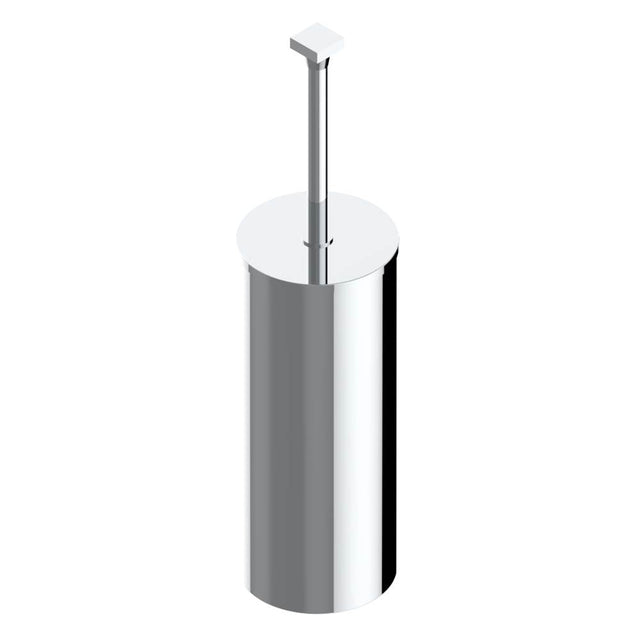 THG - Metal toilet brush holder with brush with cover floor mounted - Matt Umber PVD