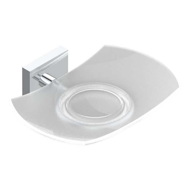 THG - Glass soap dish, wall mounted - Matt Umber PVD