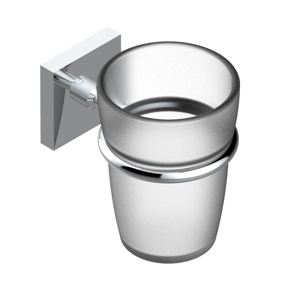 THG - Tumbler holder, wall mounted - Matt Umber PVD