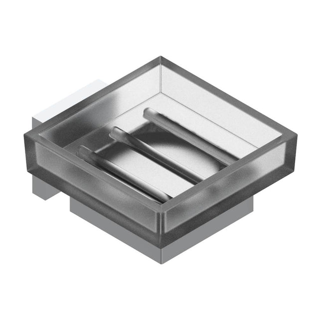 THG - Glass soap dish, wall mounted - Matt Umber PVD