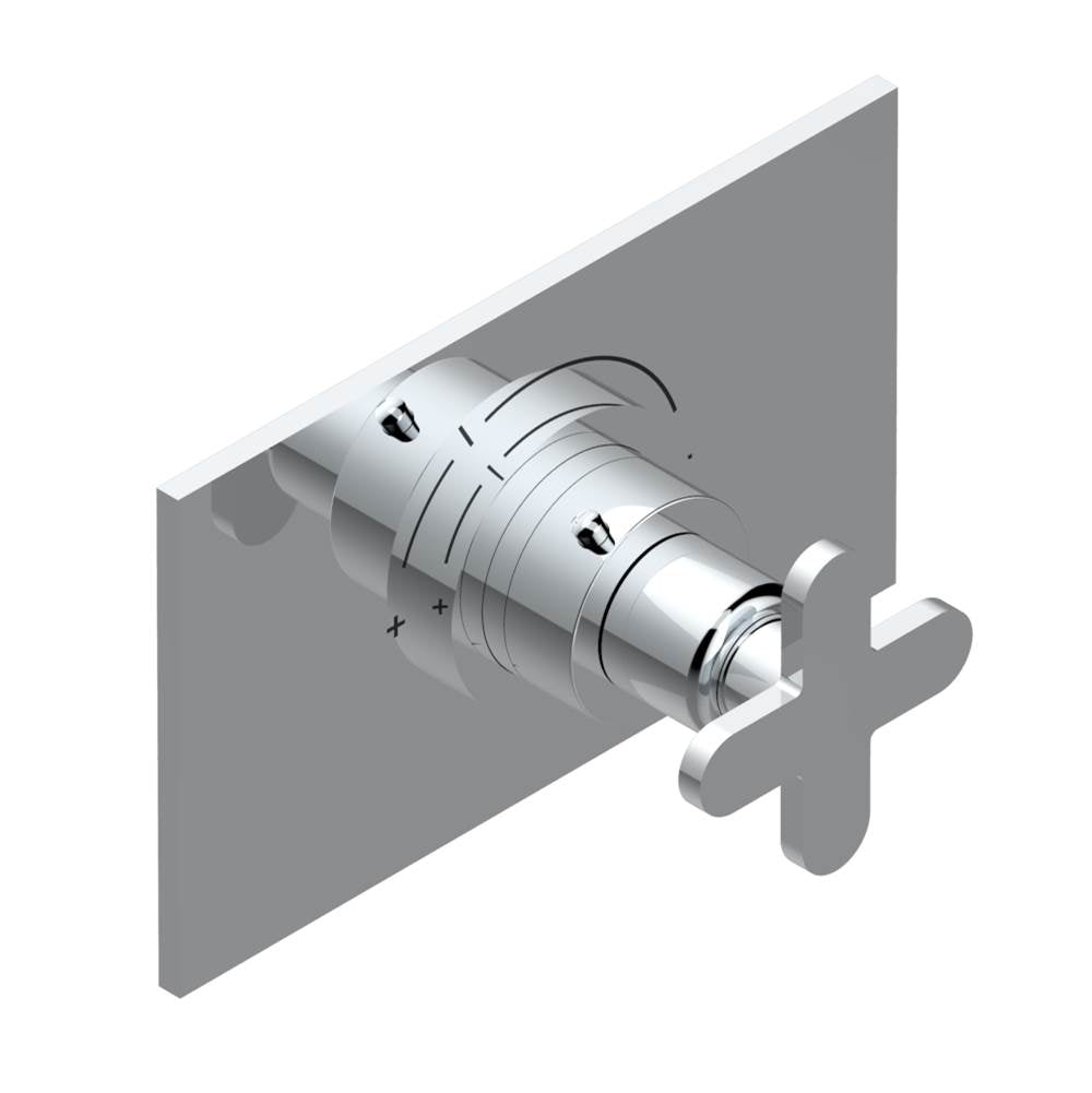 THG - Trim for THG thermostatic valve, rough part supplied with fixing box ref.5 200AE/US - Matt Umber PVD