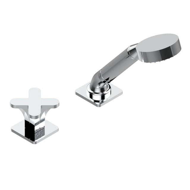 THG - Deck mounted mixer with handshower, progressive cartridge - Matt Umber PVD
