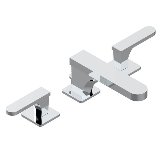 THG - Widespread lavatory set with drain - Matt Umber PVD
