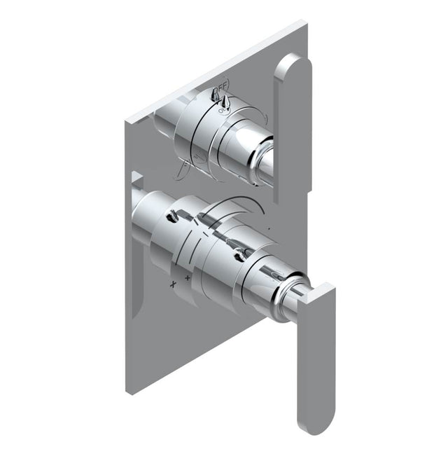 THG - Trim for thg thermostat with 2-way diverter, rough part supplied with fixing box ref. 5 500AE/US - Matt Umber PVD