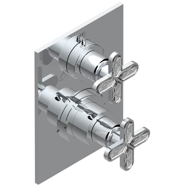THG - Trim for thg thermostat with 2-way diverter, rough part supplied with fixing box ref. 5 500AE/US - Matt Umber PVD
