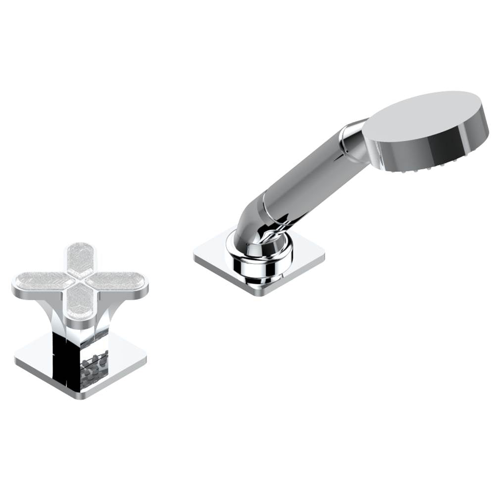 THG - Deck mounted mixer with handshower, progressive cartridge - Matt Umber PVD