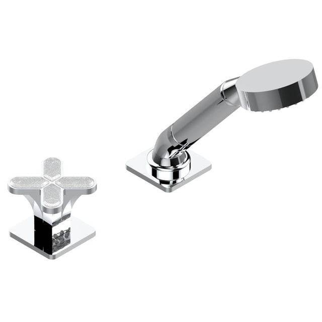 THG - Deck mounted mixer with handshower, progressive cartridge - Matt Umber PVD
