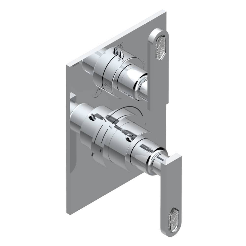 THG - Trim for thg thermostat with 2-way diverter, rough part supplied with fixing box ref. 5 500AE/US - Matt Umber PVD