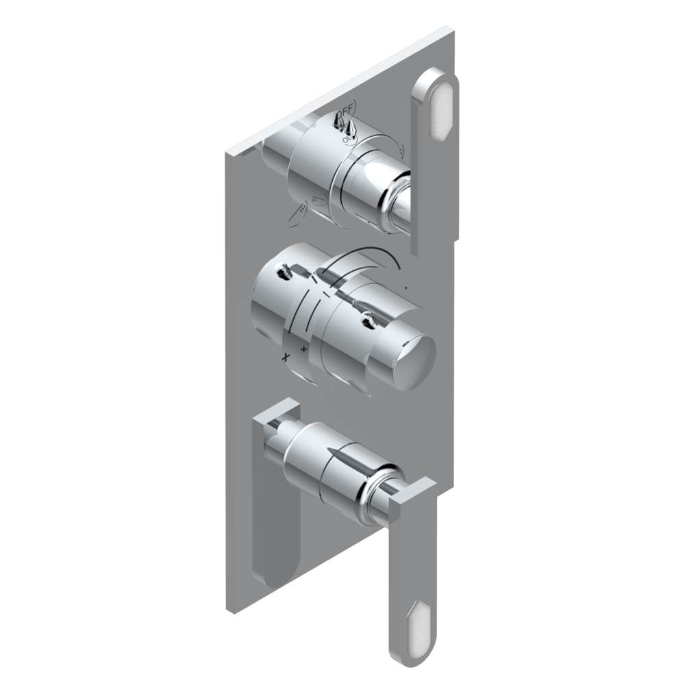 THG - Trim for thg thermostat with 2-way diverter and on/off control, rough part supplied with fixing box ref. .5 540AE/US - Matt Umber PVD