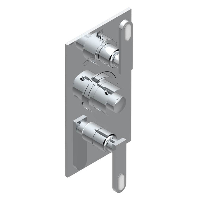 THG - Trim for thg thermostat with 2-way diverter and on/off control, rough part supplied with fixing box ref. .5 540AE/US - Matt Umber PVD