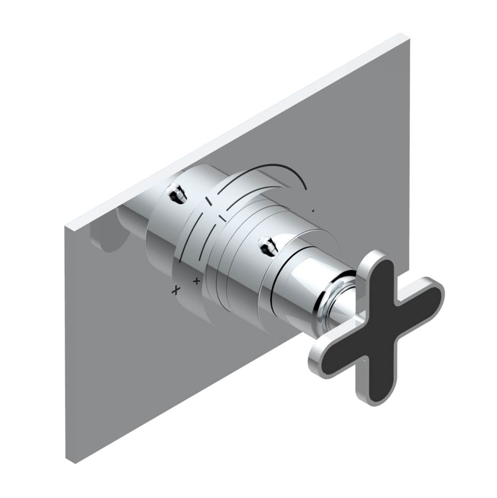 THG - Trim for THG thermostatic valve, rough part supplied with fixing box ref.5 200AE/US - Matt Umber PVD