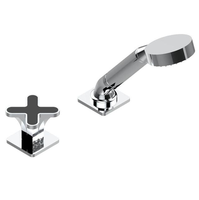 THG - Deck mounted mixer with handshower, progressive cartridge - Matt Umber PVD