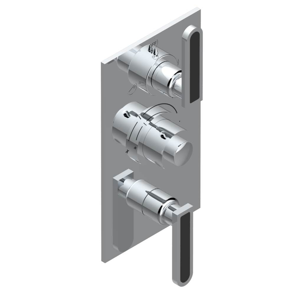THG - Trim for thg thermostat with 2-way diverter and on/off control, rough part supplied with fixing box ref. .5 540AE/US - Matt Umber PVD