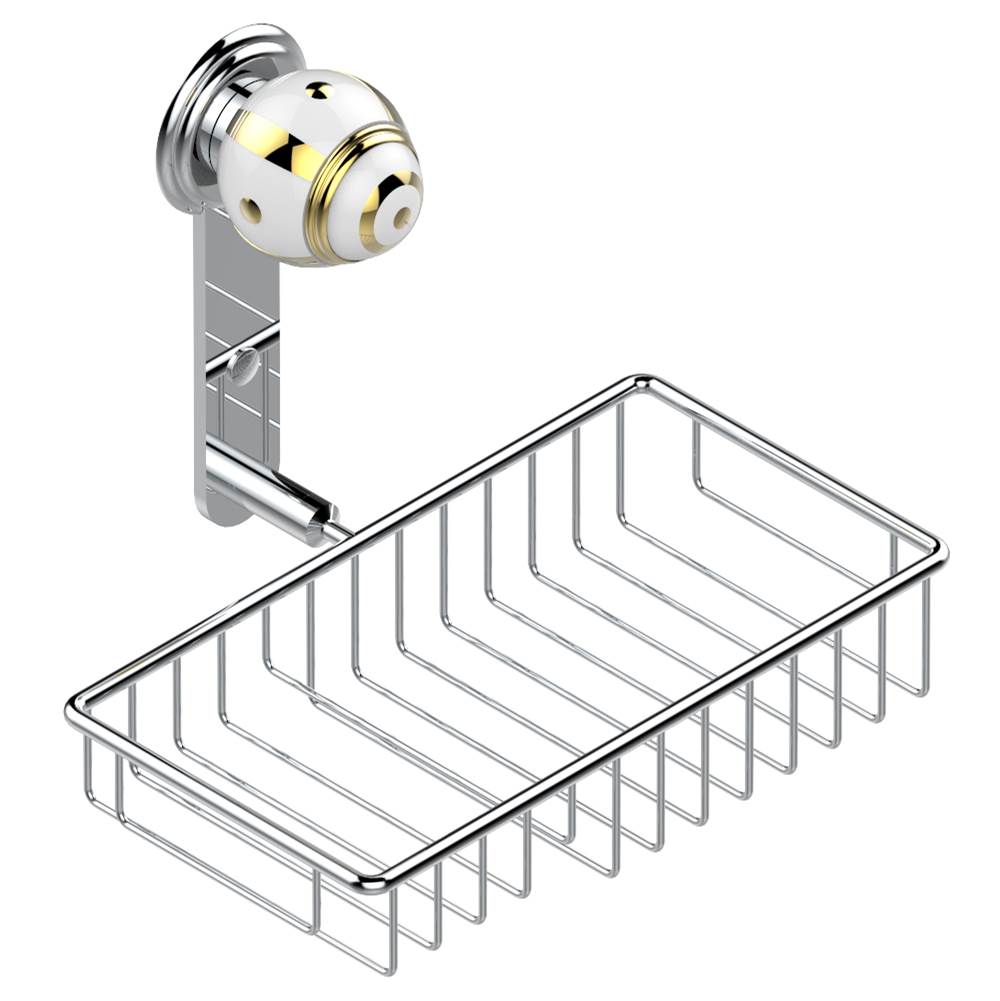 THG - Soap and sponge holder, wall mounted - Matt Umber PVD