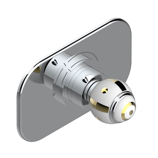 THG - Trim for THG thermostatic valve, rough part supplied with fixing box ref.5 200AE/US - Matt Umber PVD