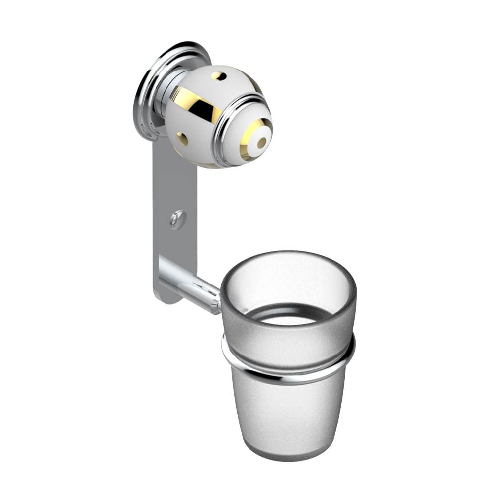 THG - Tumbler holder, wall mounted - Matt Umber PVD