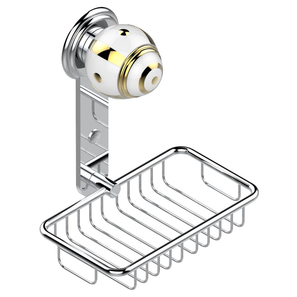 THG - Soap basket, wall mounted 6''1/4 x 3''5/8 - Matt Umber PVD