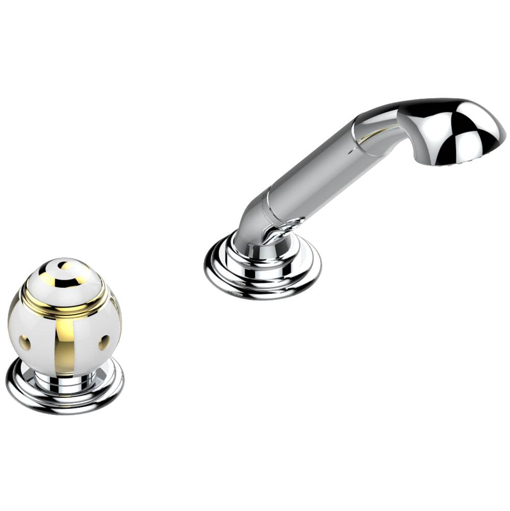 THG - Deck mounted mixer with handshower, progressive cartridge - Matt Umber PVD